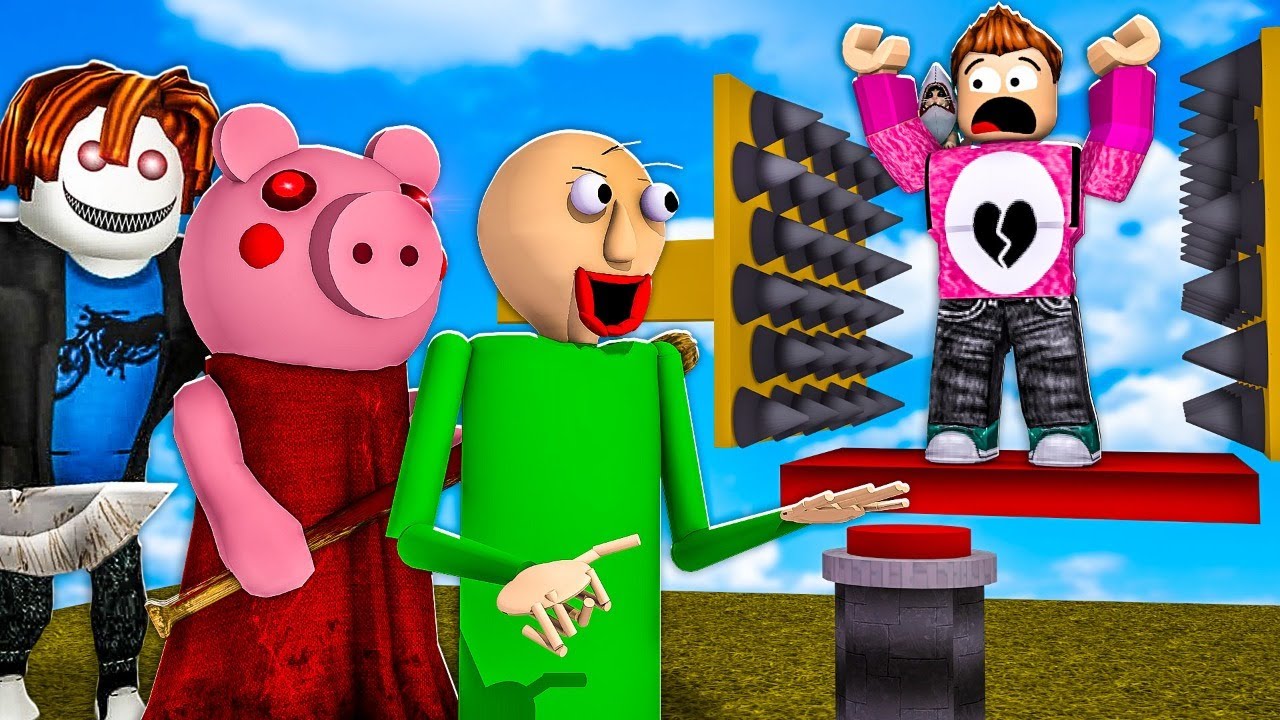 SOBREVIVE a PIGGY BAKON y BALDI en ROBLOX | Cerso roblox
