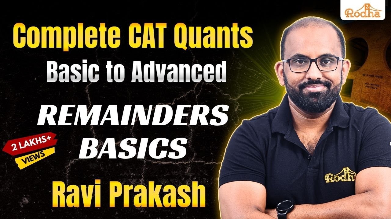 Remainders 1  || Number Systems || Quantitative Aptitude || CAT Exam Preparation
