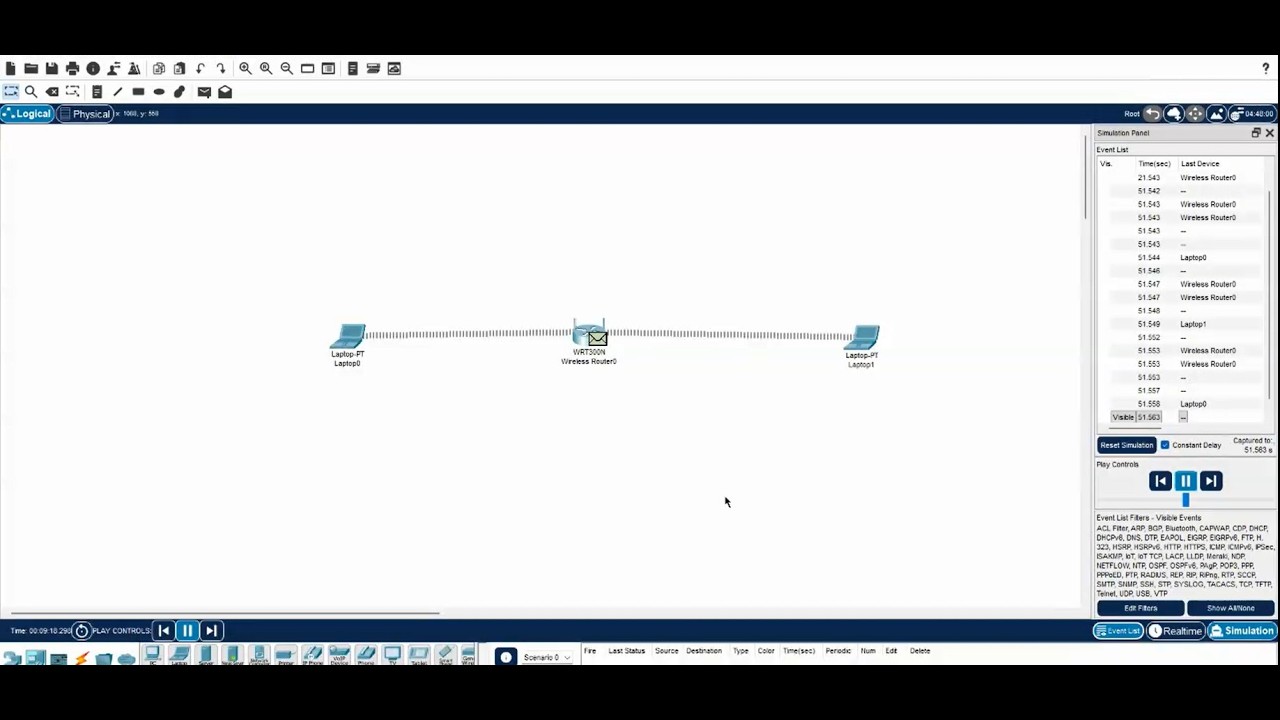 Wireless Router Network PC to WiFi to PC Connection Networking Tutorial Using Cisco Packet Tracer