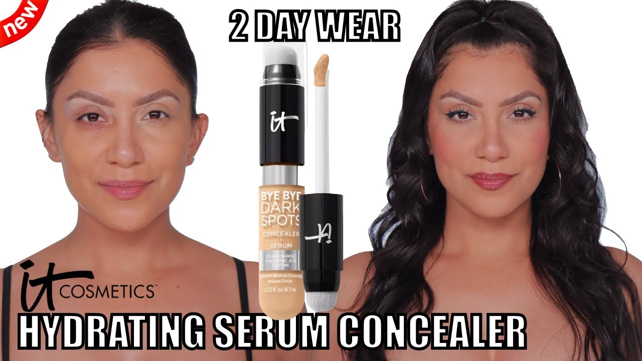 2 DAY WEAR *new* IT COSMETICS BYE BYE DARK SPOTS CONCEALER SERUM *dry undereyes* | MagdalineJanet