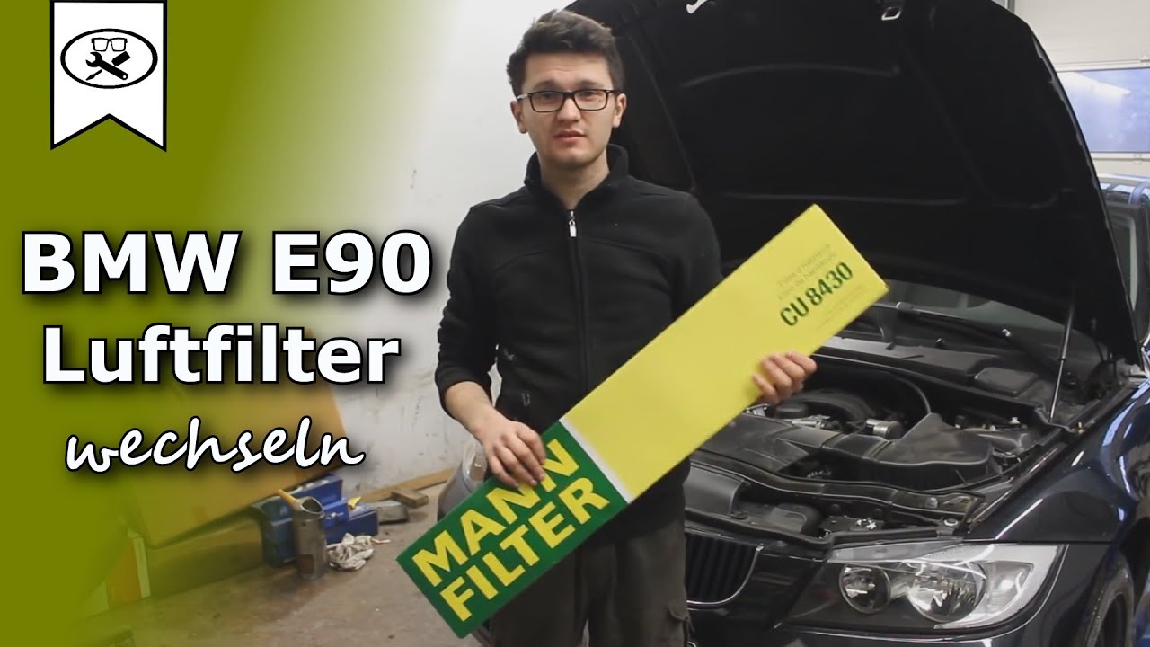 BMW E90 Innenraumfilter wechseln |  Change microfilter  |  VitjaWolf | Tutorial | HD