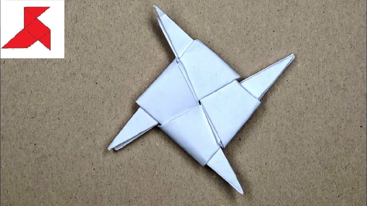 DIY – Как сделать БОЛЬШОЙ СЮРИКЕН НИНДЗЯ из бумаги А4