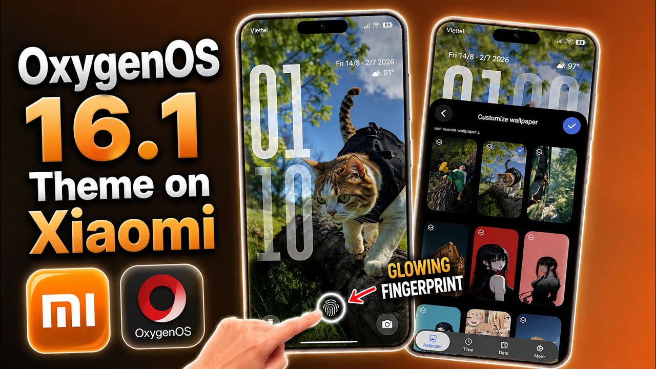 Установка темы OnePlus OxygenOS 16.1 на Xiaomi HyperOS | Только MTZ