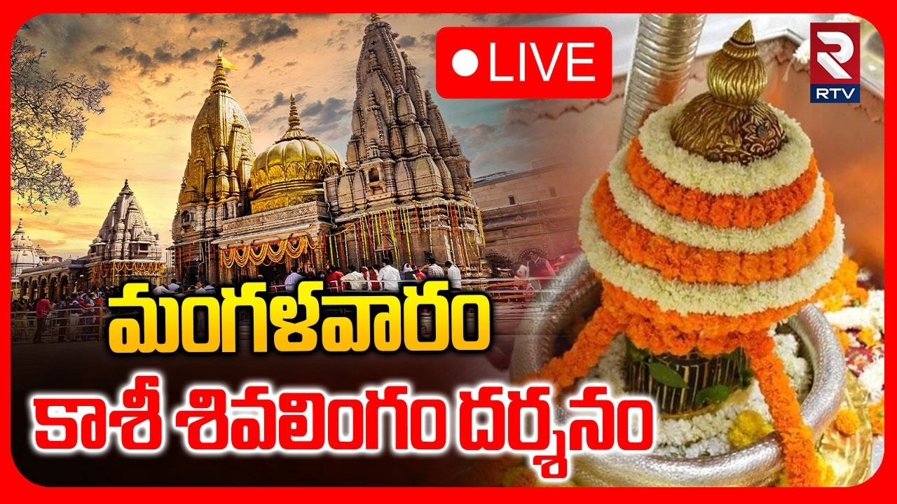 Kashi Shivalingam Darshanam🔴LIVE : మంగళవారం కాశీ శివలింగం దర్శనం | Kashi Vishwanath Temple | RTV