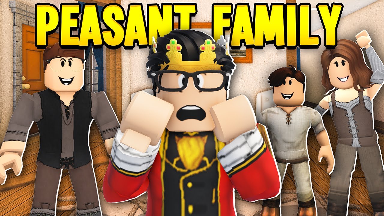 PEASANT FAMILY Adopted A SPOILED PRINCE! (Roblox Bloxburg)