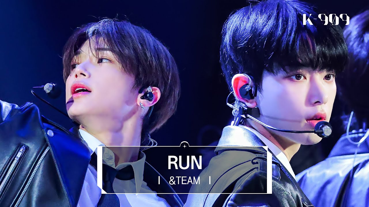 [최초공개/Next Generation] 앤팀 (&TEAM) - RUN (원곡 : 방탄소년단) l @JTBC K-909 230708 방송