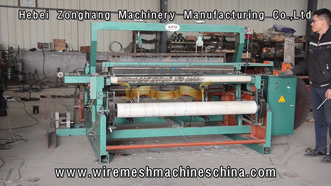 automatic crimped wire mesh machine