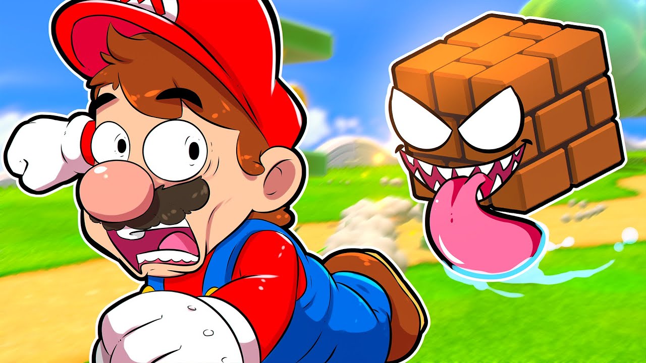 SUPER MARIO BROS... MAS OS BLOCOS QUEREM TIRAR MINHA VIDA!