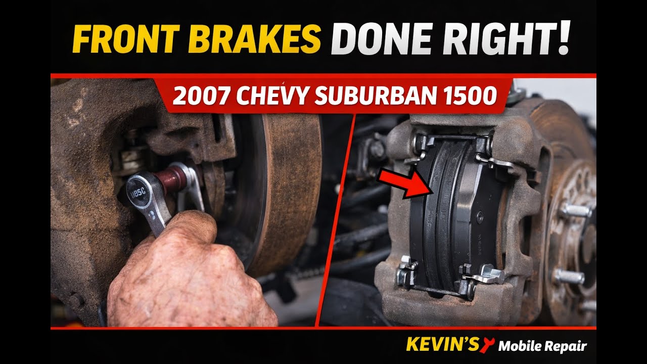 🔧 Front Brakes Done Right | 2007 Chevy Suburban 1500
