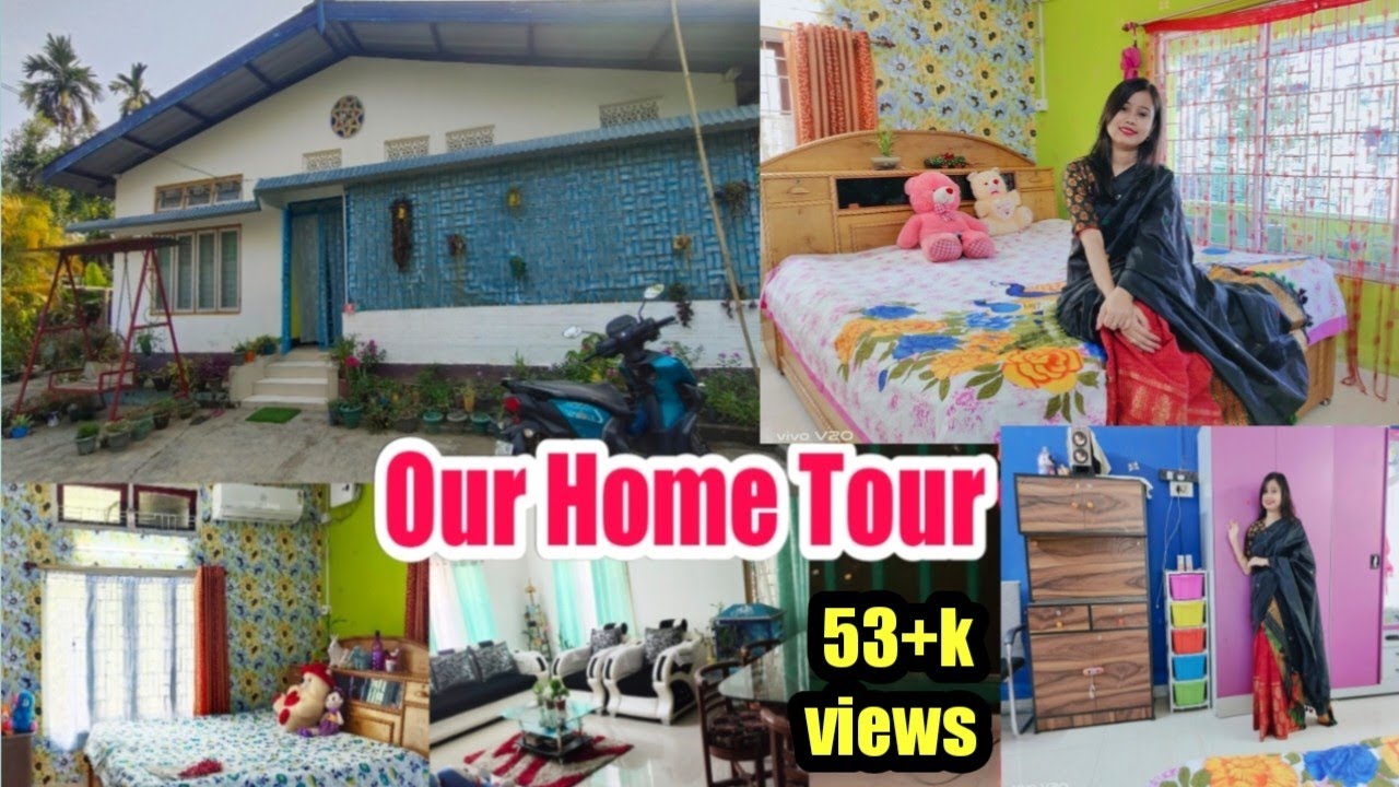 Our Home Tour || আমাৰ ঘৰটো 🏠দেখাই দিলোঁ || মই বিয়া হৈ অহা ঘৰখন কিদৰে সজাইছো || Assamese Home Tour