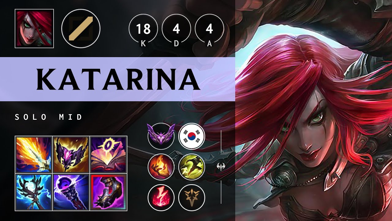 Katarina Mid vs Orianna - KR Master Patch 25.12