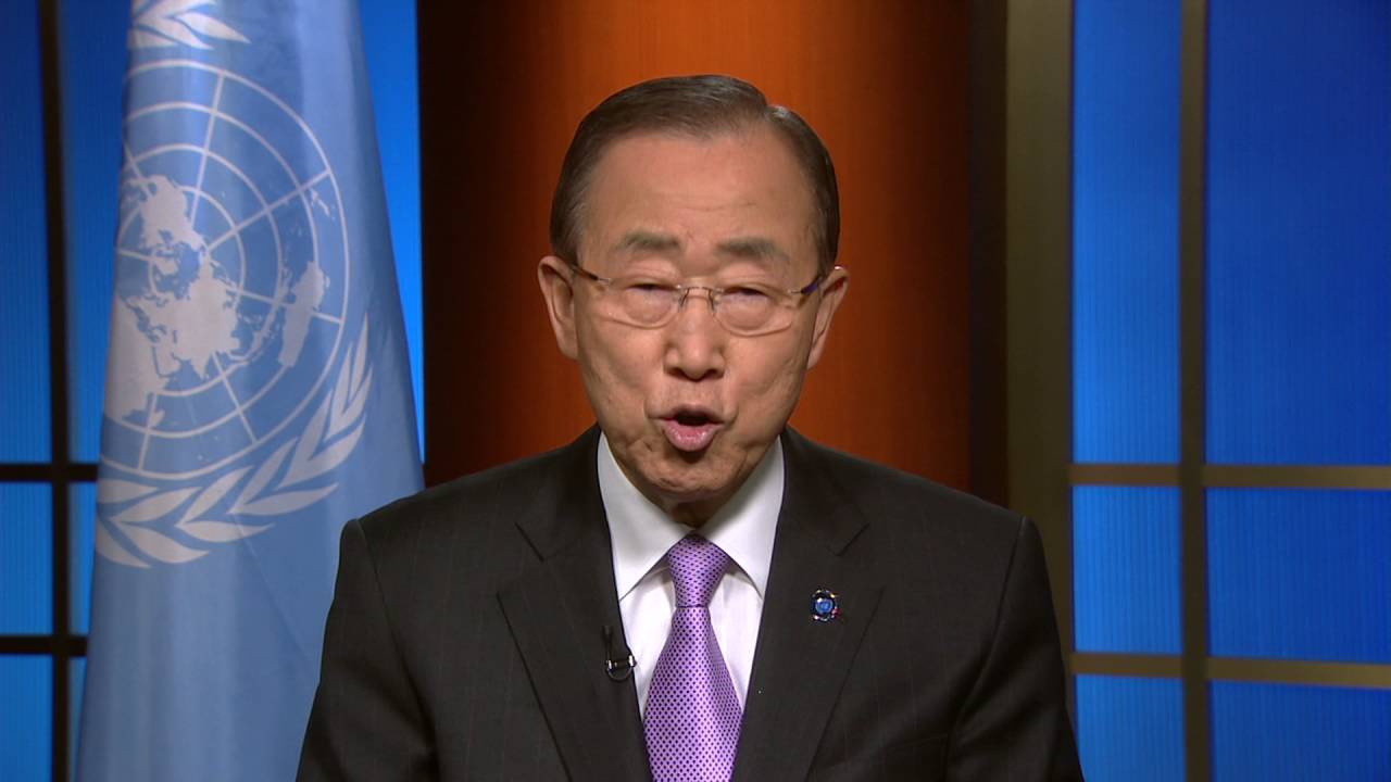 UNSG Ban Ki Moon's message to the UN Scientific Advisory Board, 25 May 2016