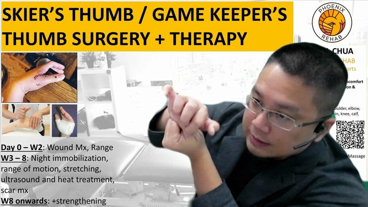 Skiers Thumb, Gamekeepers Thumb Surgery And Hand Therapy