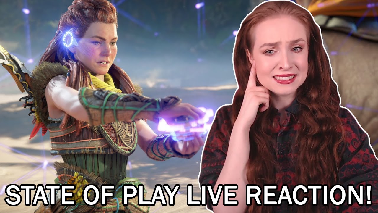 IRL ALOY LIVE REACTION TO HORIZON FORBIDDEN WEST GAMEPLAY