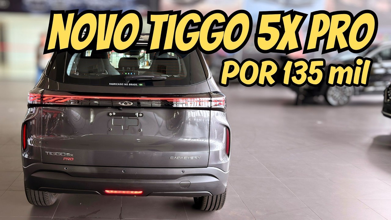 NOVO TIGGO 5X PRO MAX DRIVE por 135 mil reais e 7 ANOS DE GARANTIA