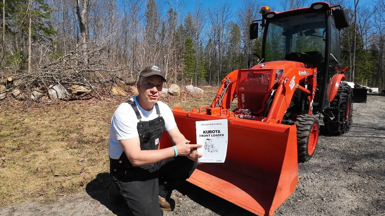 668 Kubota LX2610 Compact Tractor. Ballast? What Ballast?  The importance of Counter Weight. 4K