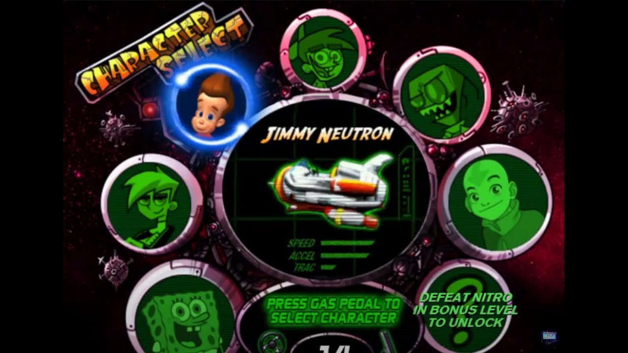 Nicktoons Nitro - Jimmy Neutron - Gameplay (TeknoParrot)