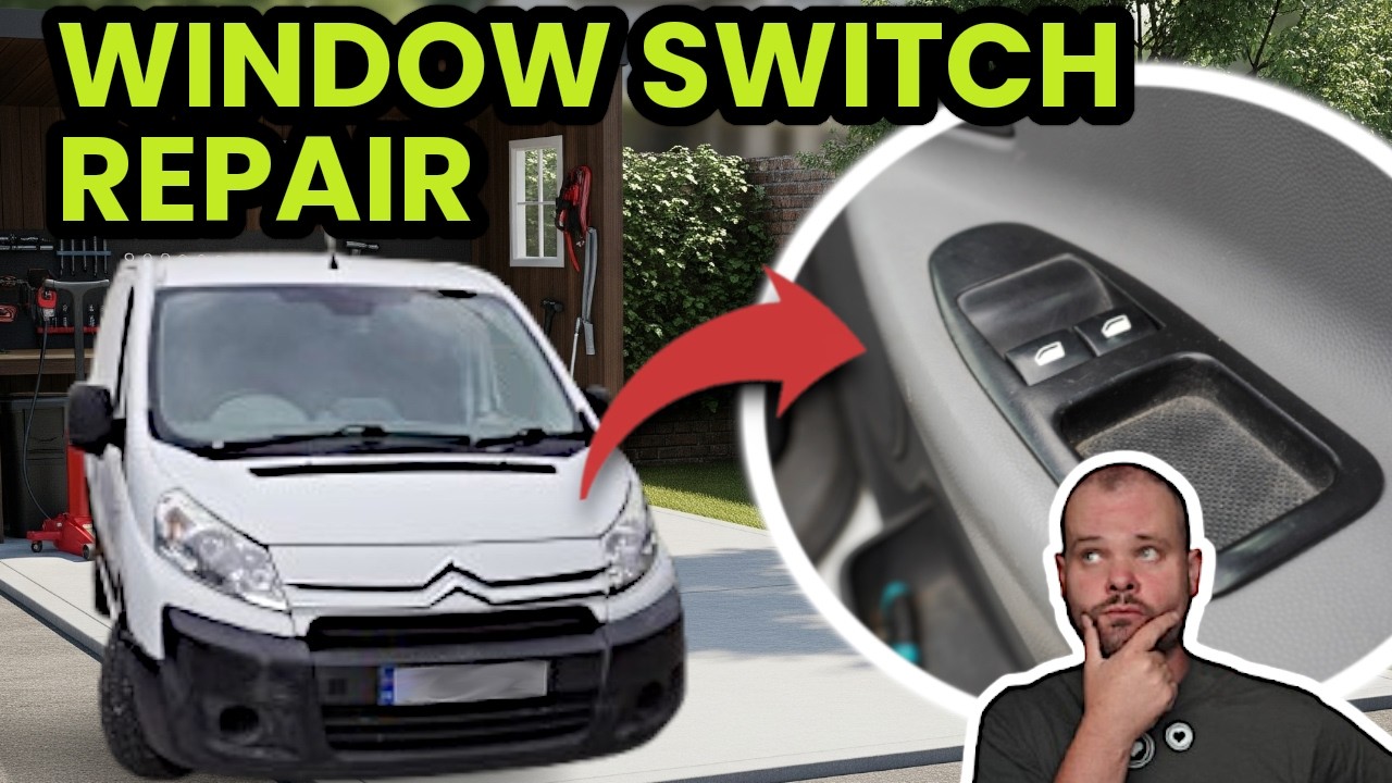 Citroen Dispatch/Expert/Scudo/Proace Window Switch clean & repair