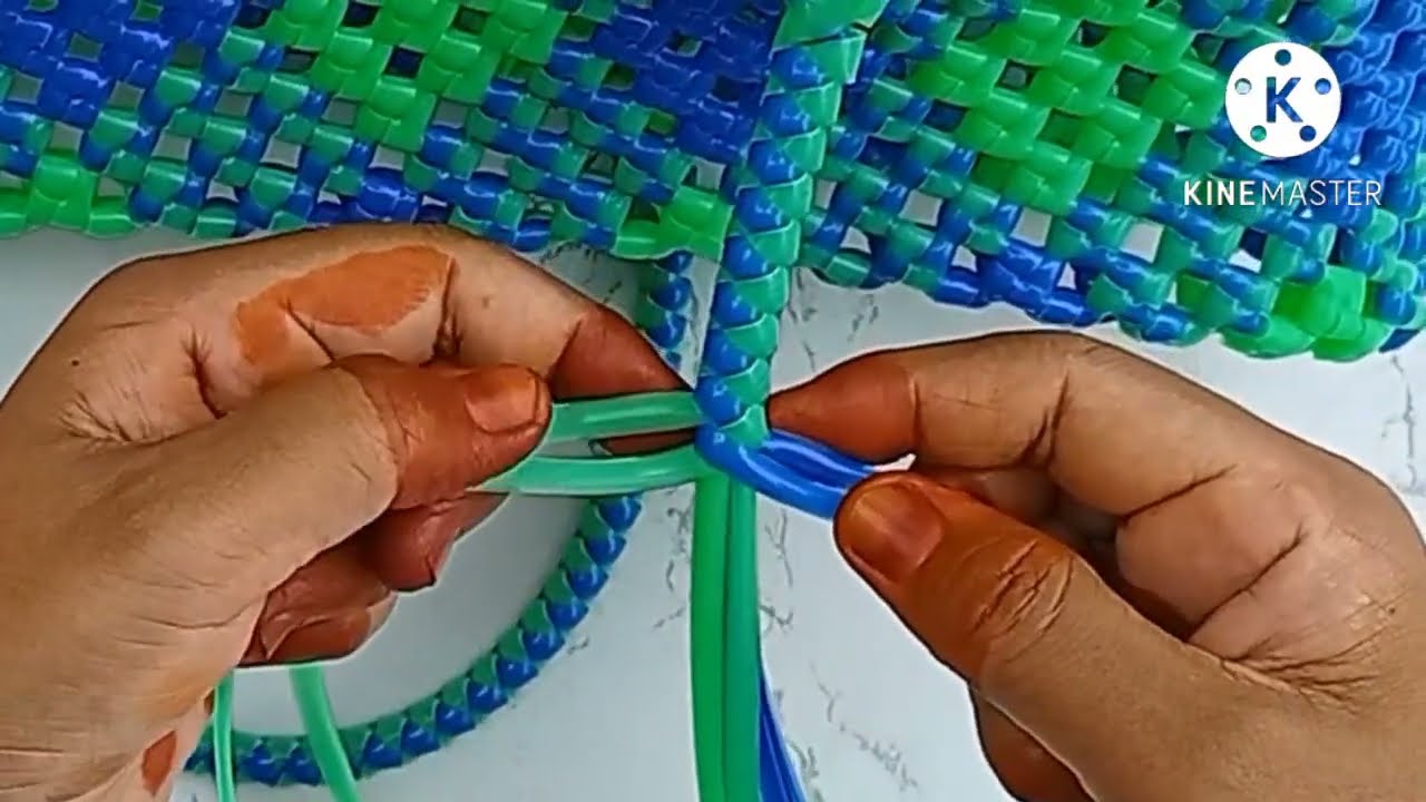 Wire koodai pinnal-Dot's handle for beginners-2 wire handle easy