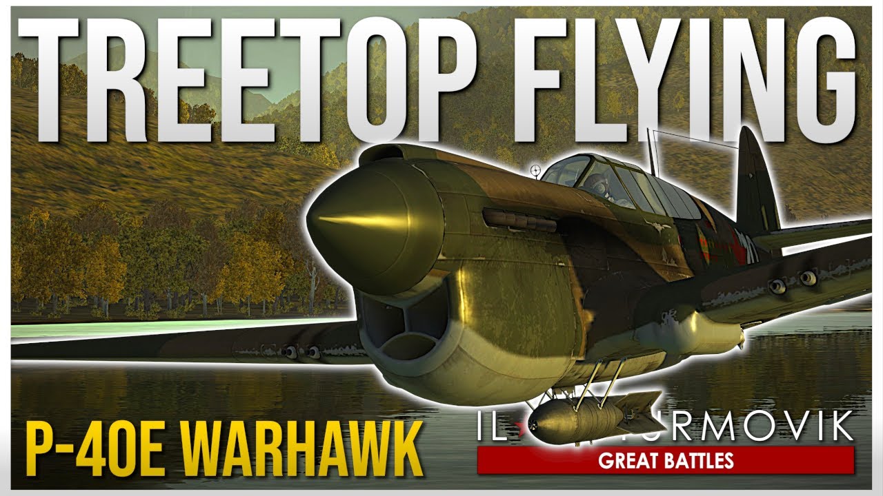 The Kuban Canal Run | P-40E Warhawk  Mission | Il-2: Great Battles VR