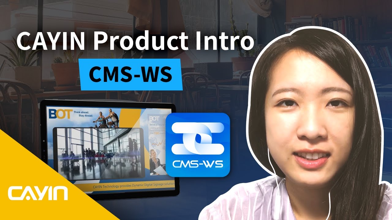 CAYIN Product Intro: CMS-WS (software digital signage solution)