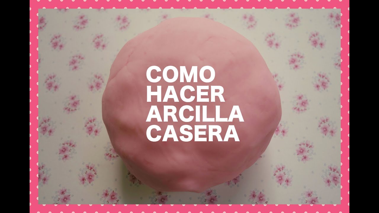 Cómo hacer arcilla casera secado al aire (Muy fácil de hacer)