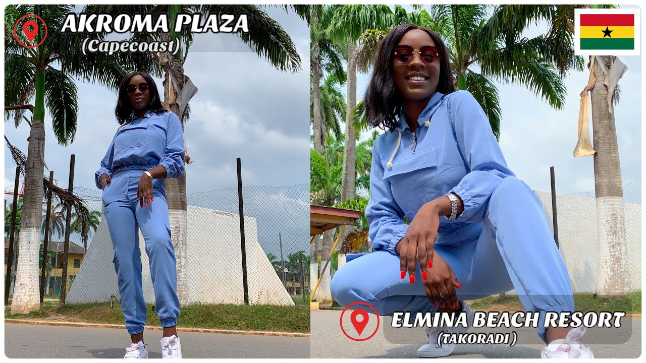 A DAY AT ELMINA BEACH RESORT AND Akroma plaza | GHANA TRAVEL VLOG