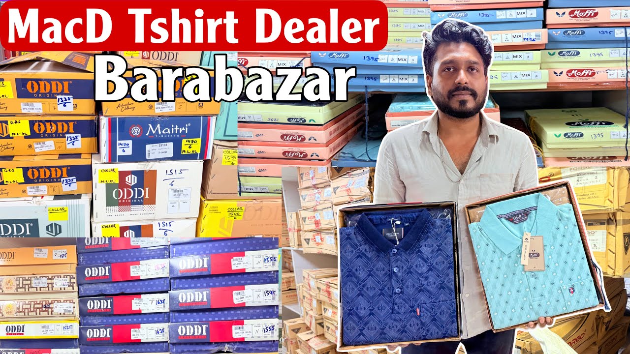Biggest Tshirt Dealer in Kolkata | MacD Tshirt Specialist