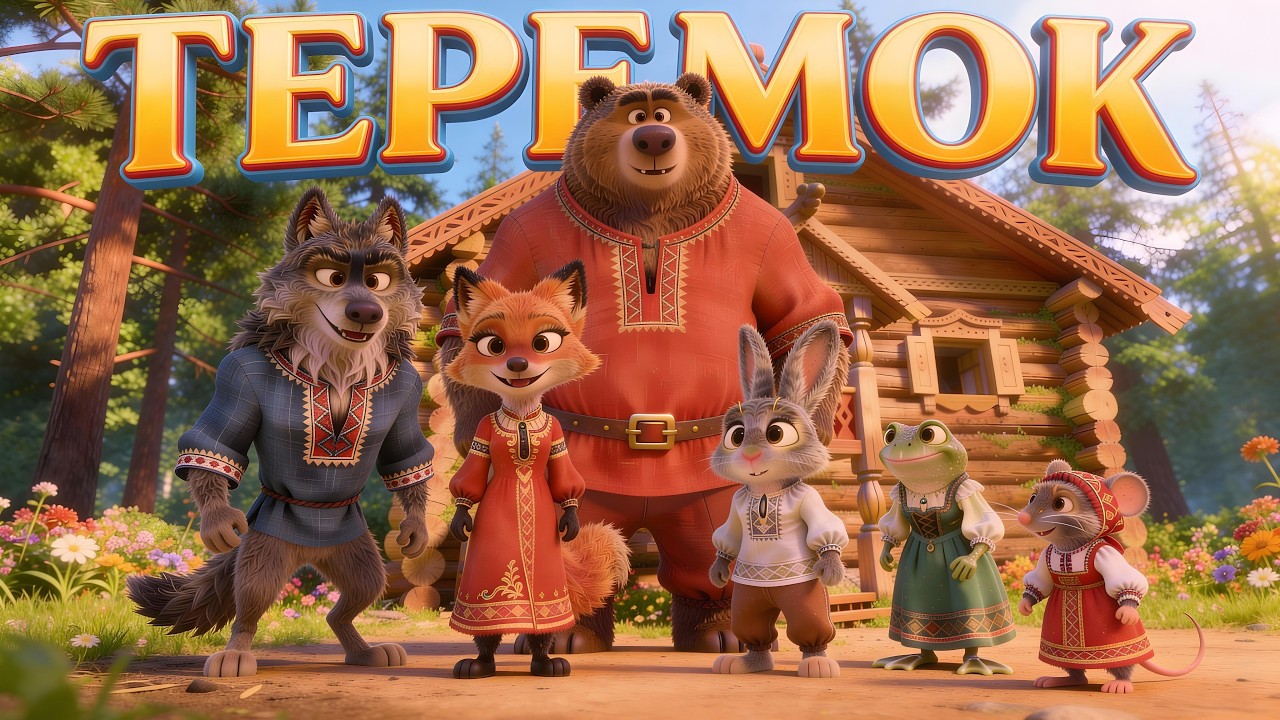 Теремок 🐻 | Мультик сказка для детей