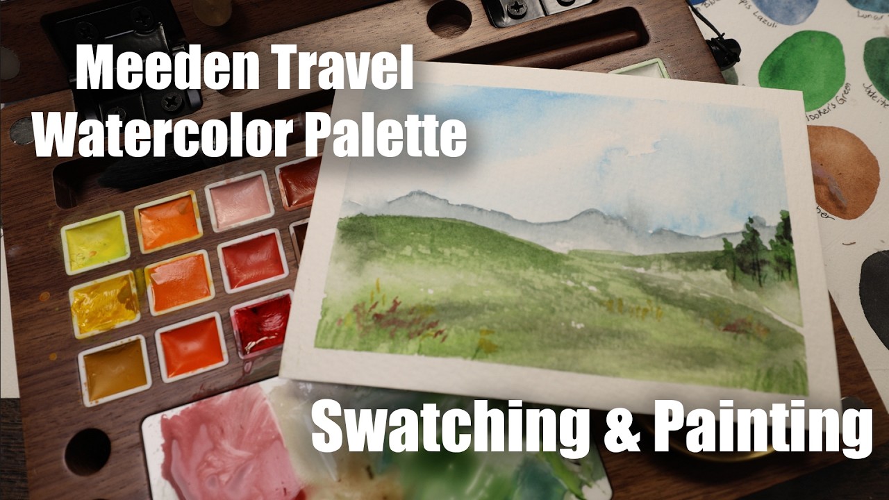 Meeden Travel Palette Swatches and Painting
