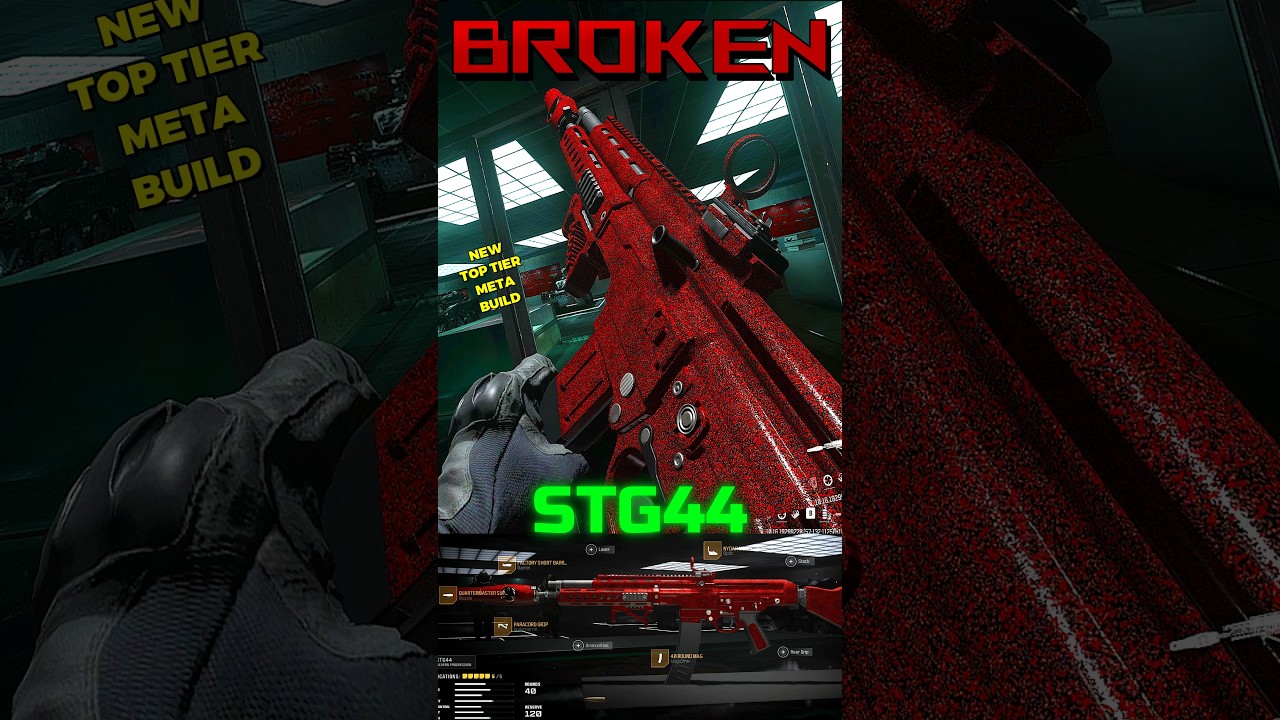 This *STG44* Sniper Support Build is BROKEN🔥| Best Class Setup | META | MW3 | WARZONE #shorts #viral