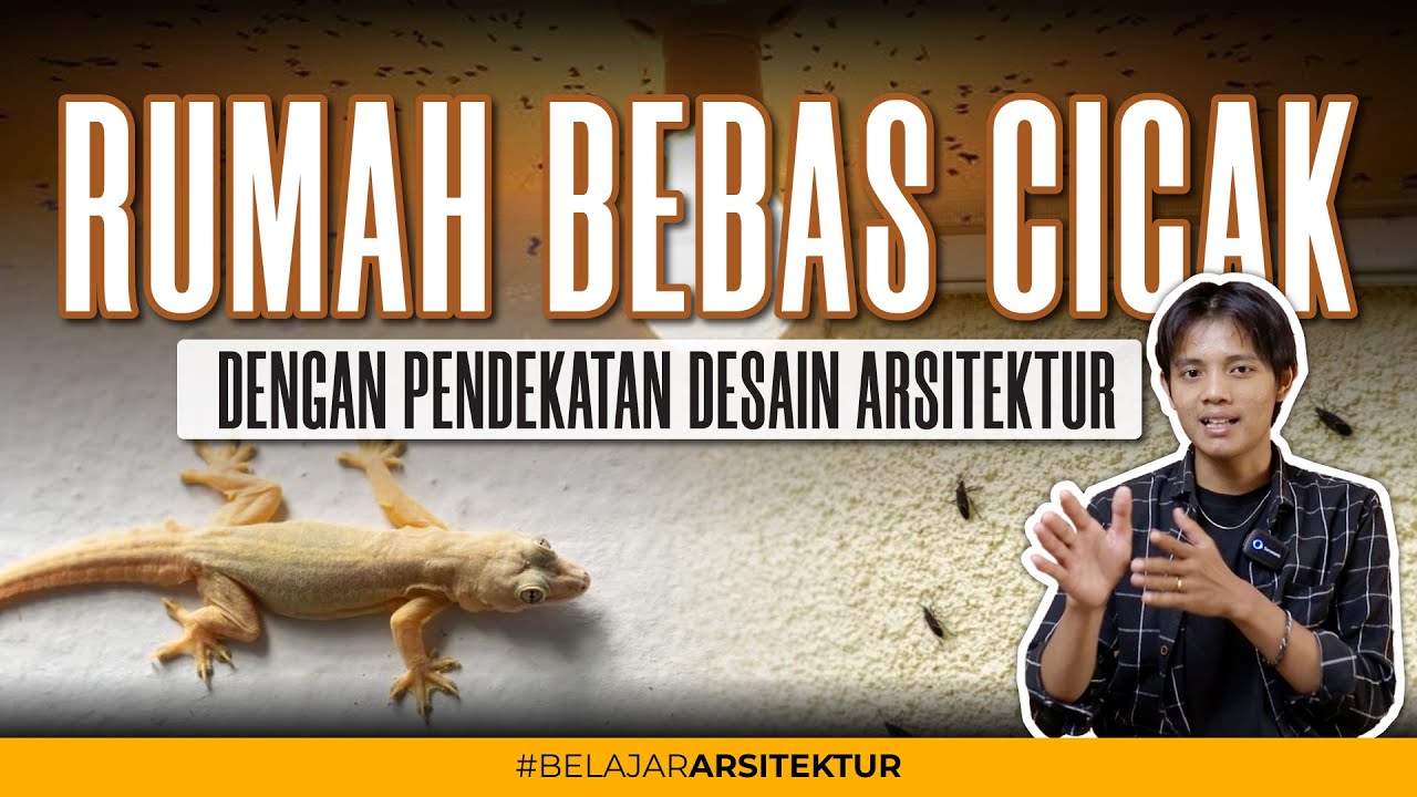 RAHASIA RUMAH BEBAS CICAK: Sudut Pandang Arsitektur, Ilmu Bangunan, & Perilaku Hewan