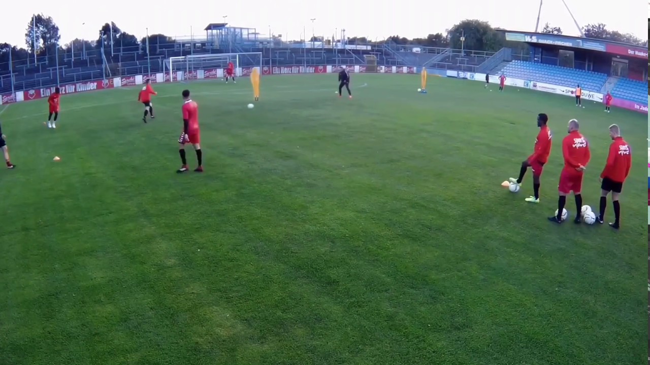 Fussballtraining - Torschusstraining