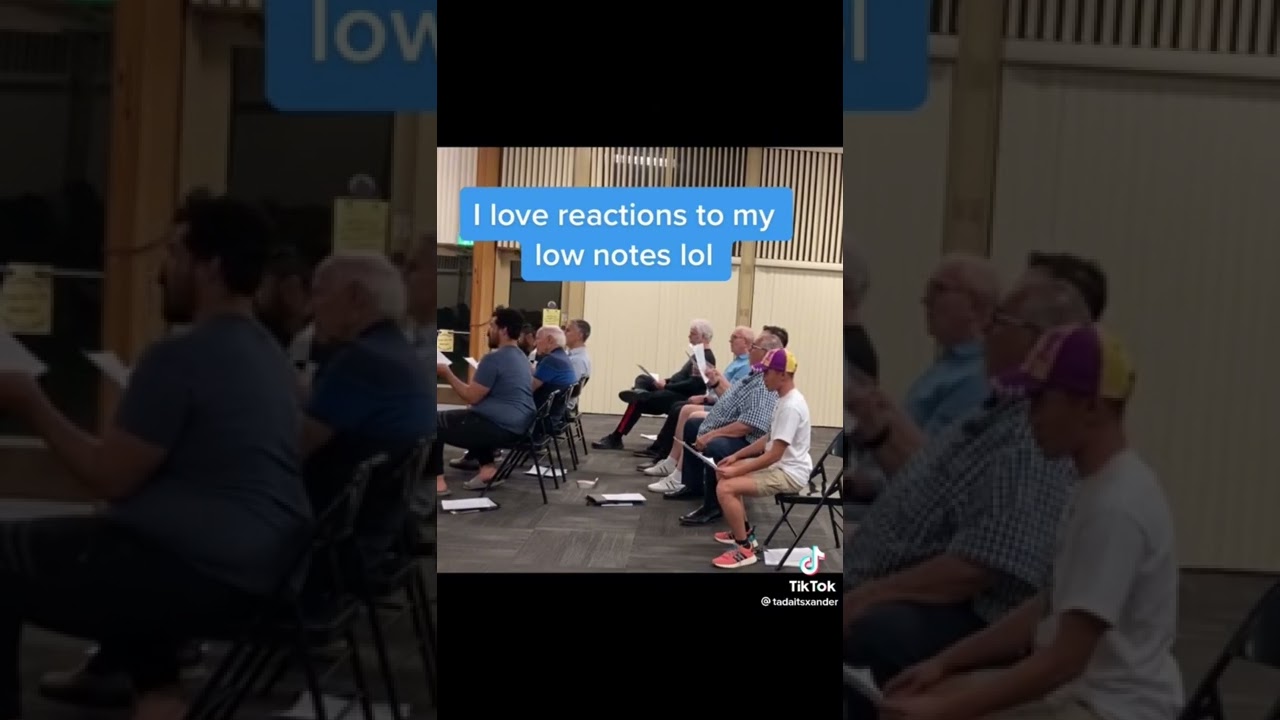 Man hits low note and surprises others