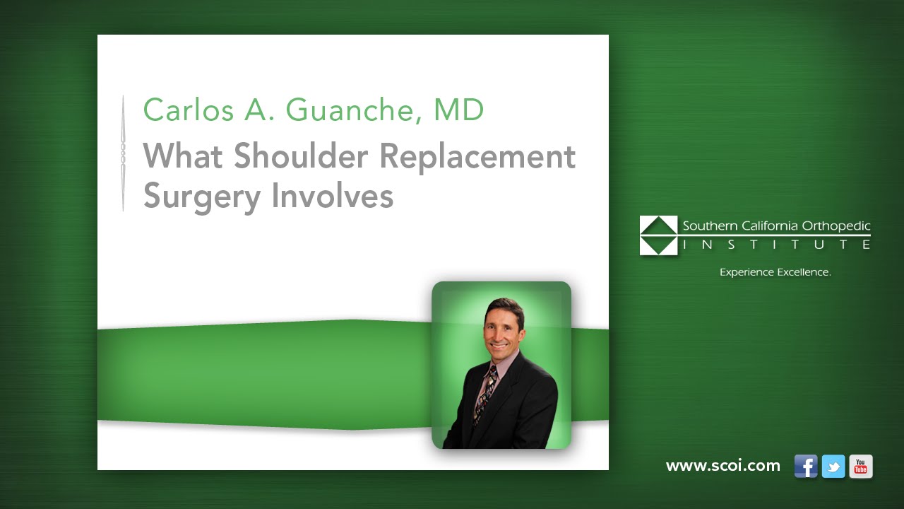 What Shoulder Replacement Surgery Involves