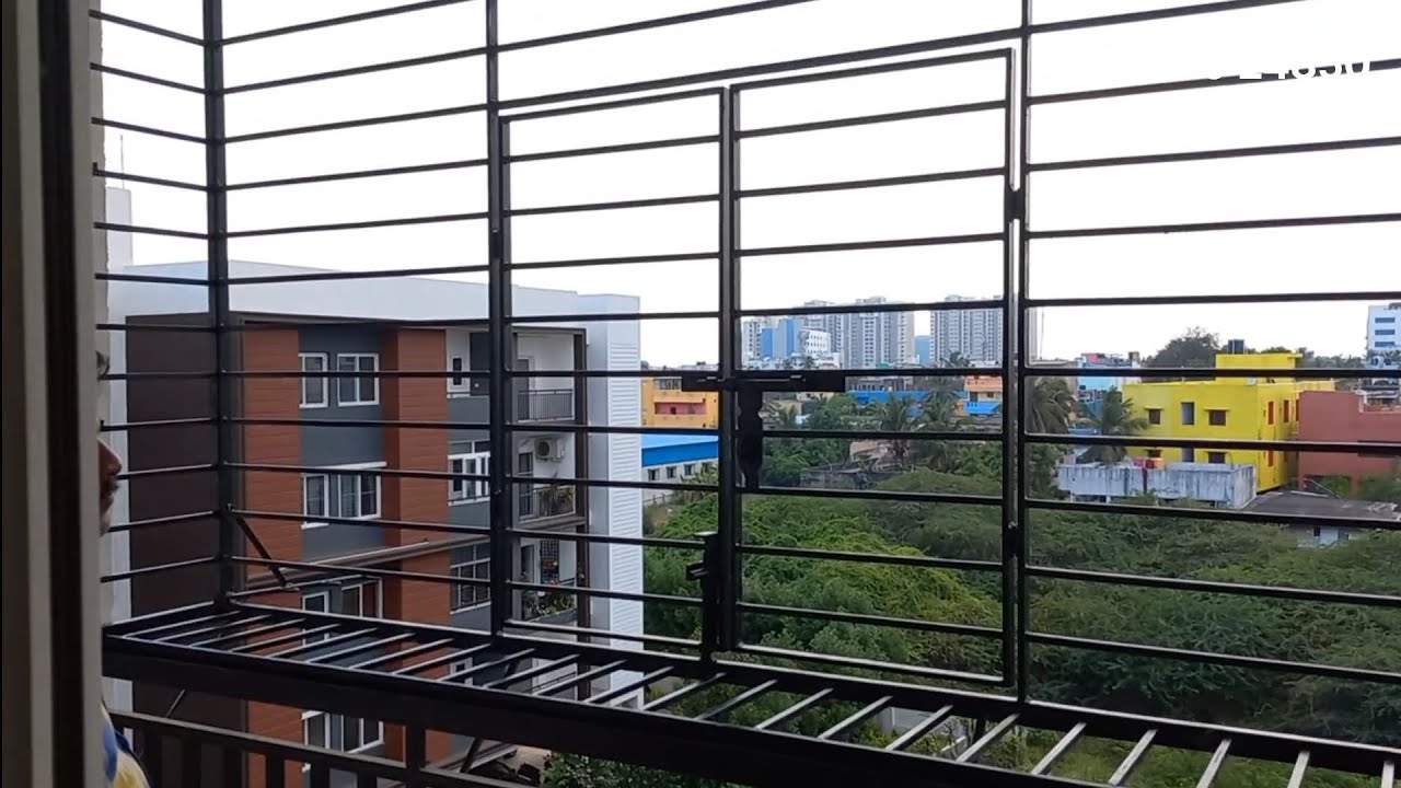 Casagrande Savoye Safety Grill Works | Balcony & Main Door Safety Grill | Karapakkam, OMR Chennai.