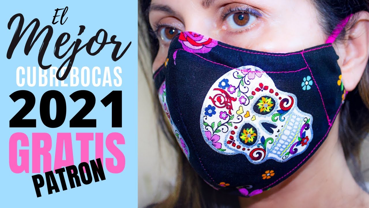 La MEJOR Mascarilla Tapabocas Ajustada con Filtro, Bolsillo y Soporte para Nariz | 9 PATRONES GRATIS