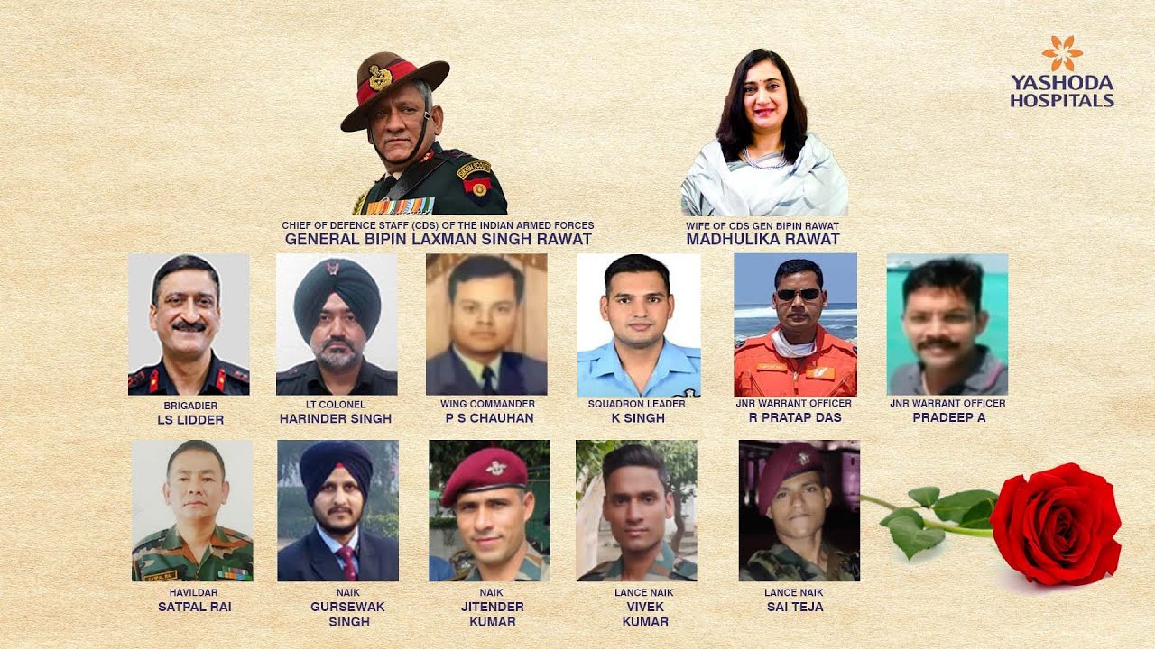 A Tribute to CDS General Bipin Rawat and Other Bravehearts | Yashoda Hospitals Hyderabad