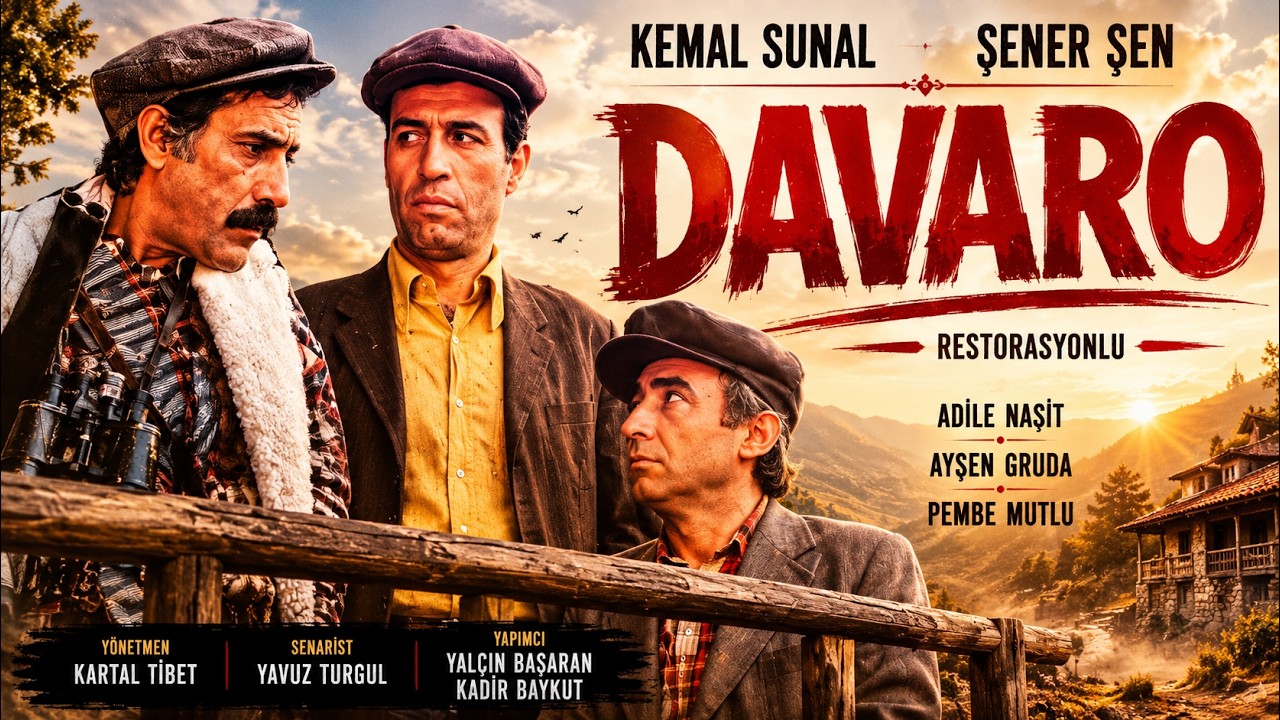 Davaro Türk Filmi | FULL | Kemal Sunal | Şener Şen