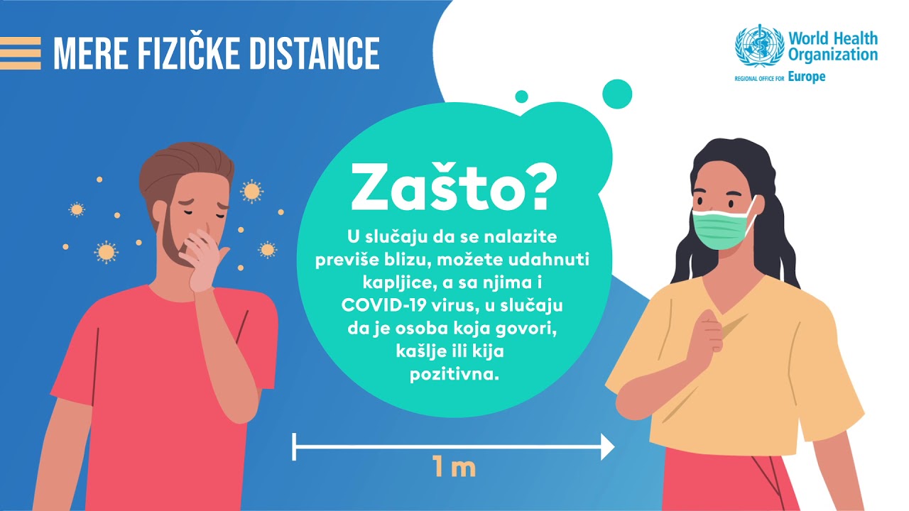 Osnovne mere kojih se treba pridržavati u cilju za&scaron;tite od virusa COVID 19