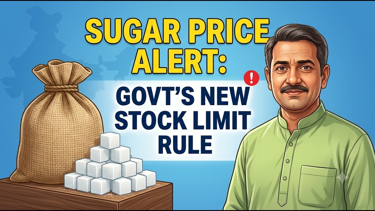 Sugar Price Alert: Govt's New Stock Limit Rule