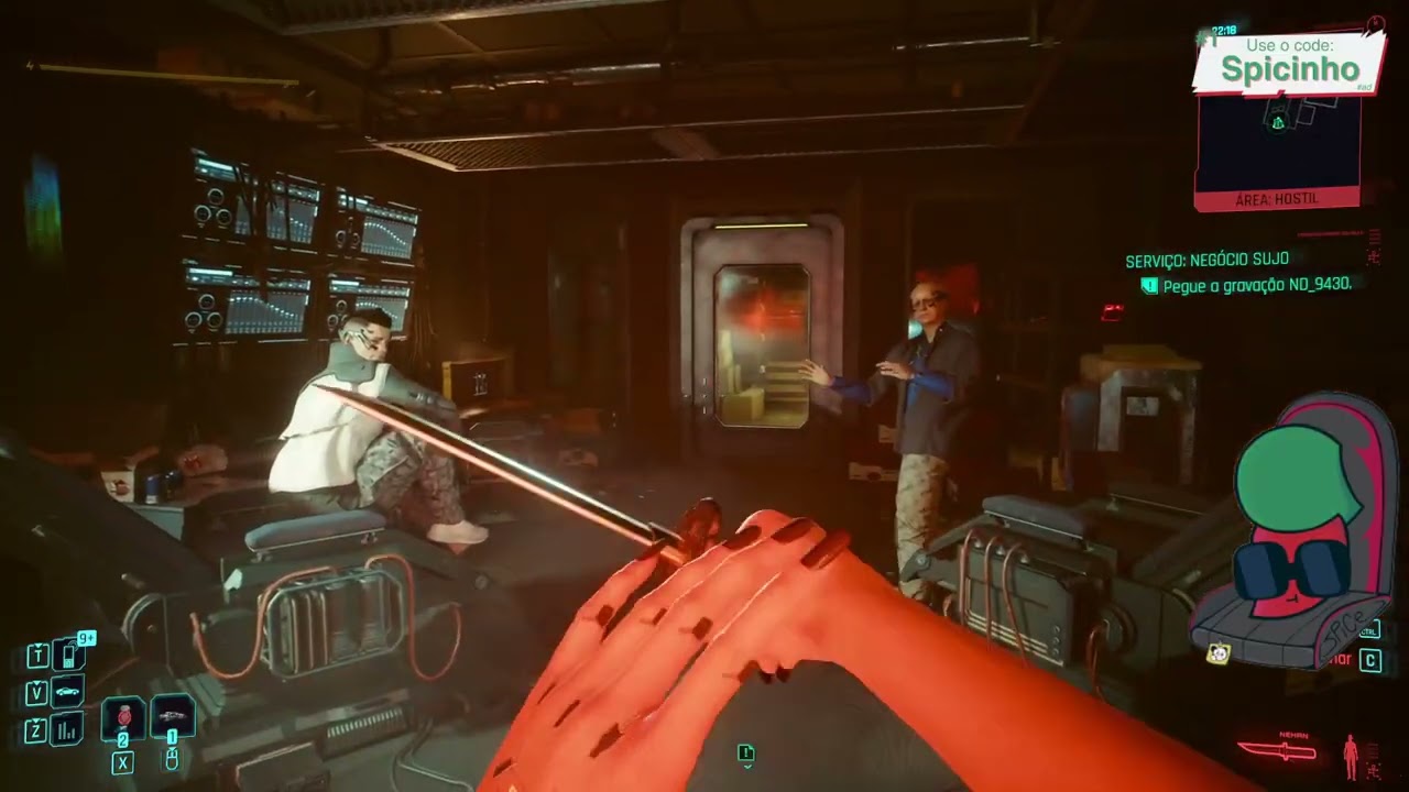 SPICINHO jogando Cyberpunk 2077 - Parte 6 (02/02/2026)