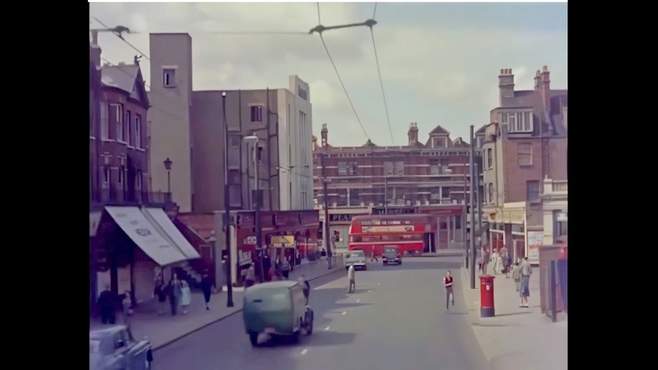 Cricklewood Lane 660 Trolleybus 1957