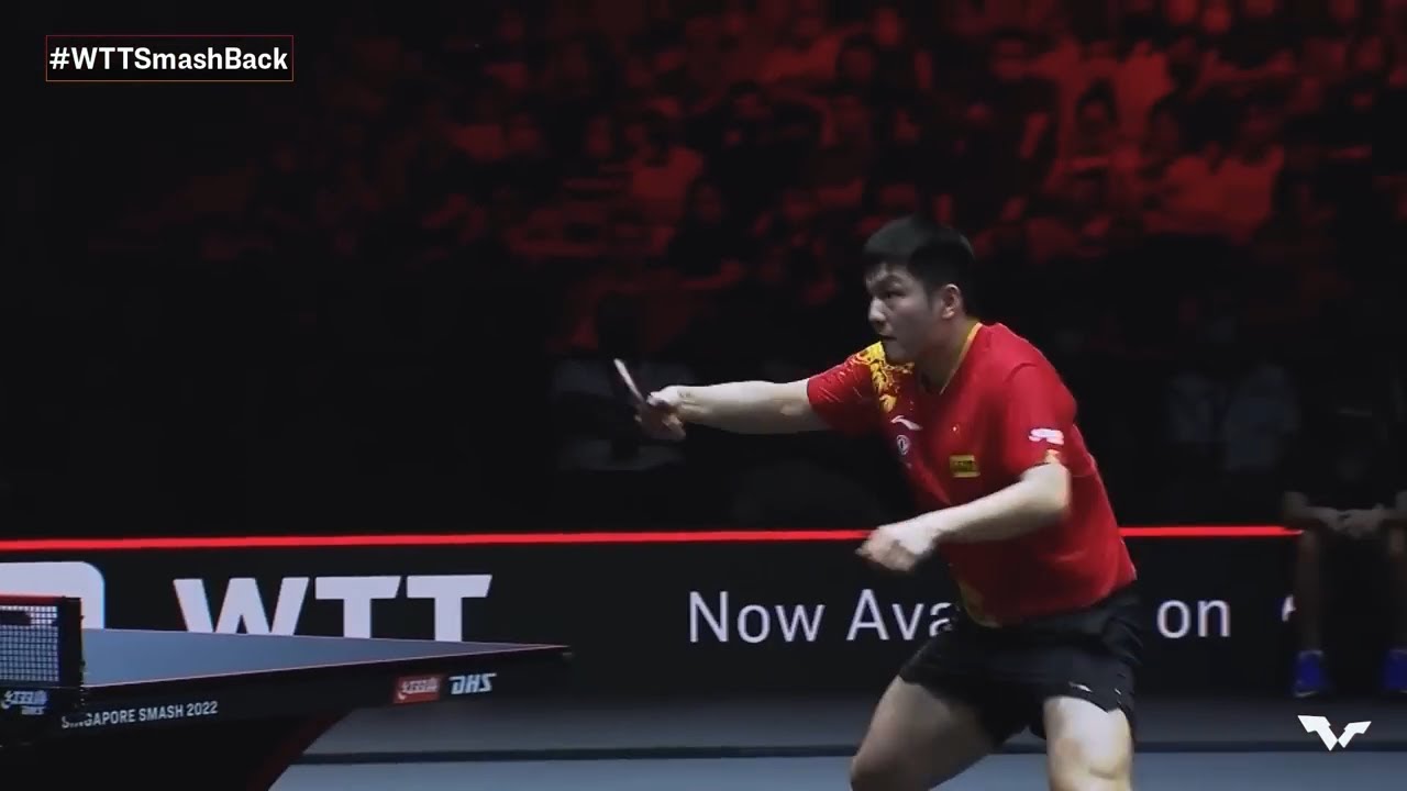 The secret of Fan Zhendong's backhand stroke #skills #spin #topspin #pingpong #tischtennis #backhand