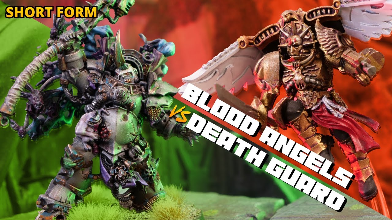 NEW Death Guard Debut vs Blood Angels - A Short Format Warhammer 40k Battle Report