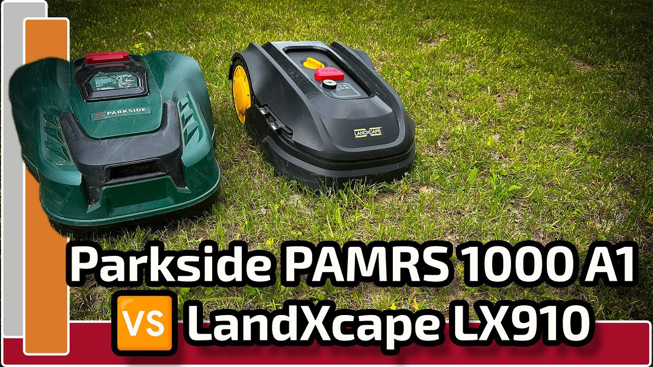 Parkside PAMRS 1000 A1🆚 LandXcape LX910 - Najlepszy robot koszący do 2000 zł