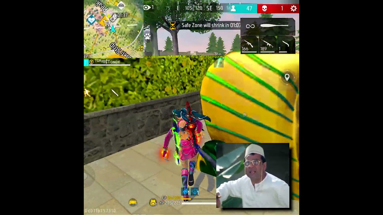 1 Goli Only Cheen Tapak Dum Dum 😋 #shorts #freefire #tondegamer