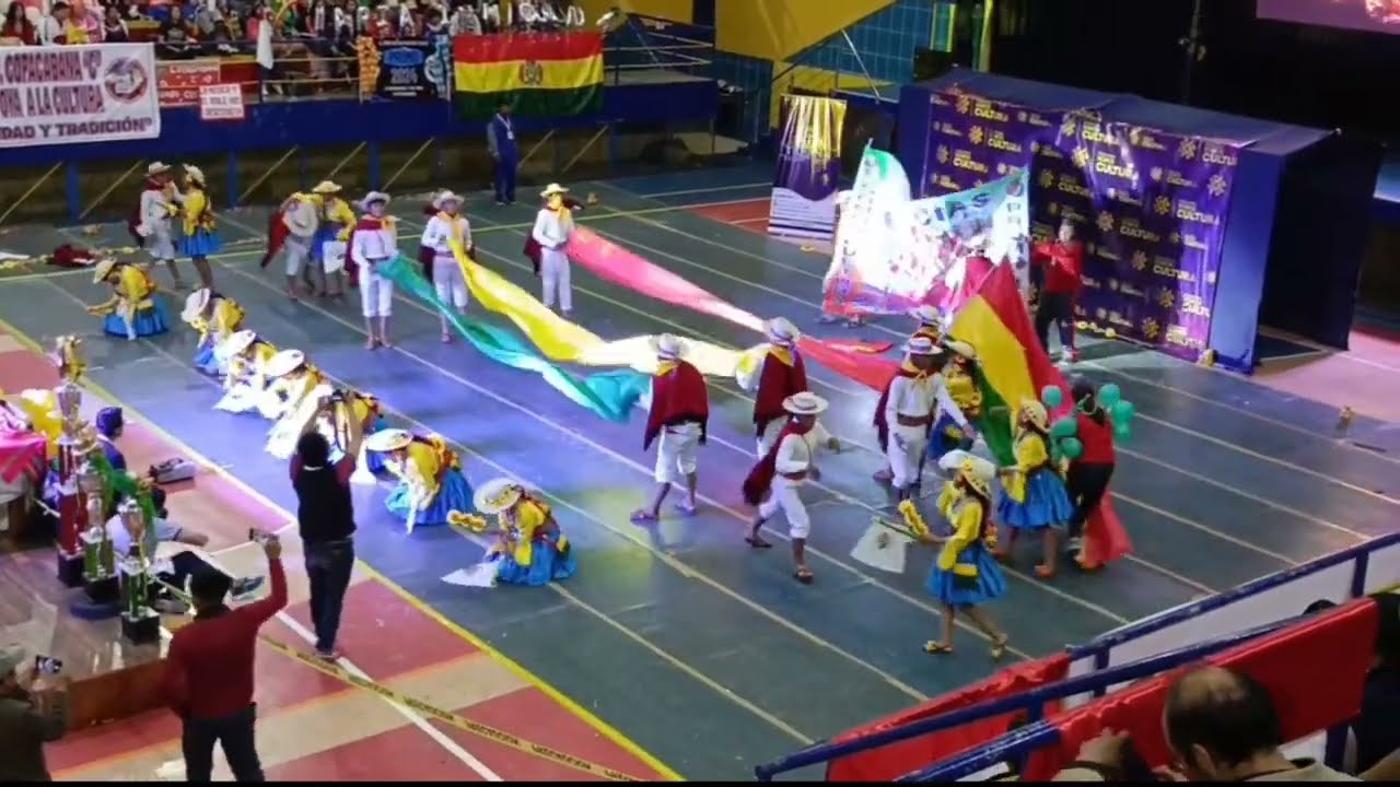 💛💛💛 U.E. SAN PABLO DE TIQUINA - GANADORES 2024 - COMPETENCIA DE DANZA FOLKLORICA ESTUDIANTIL