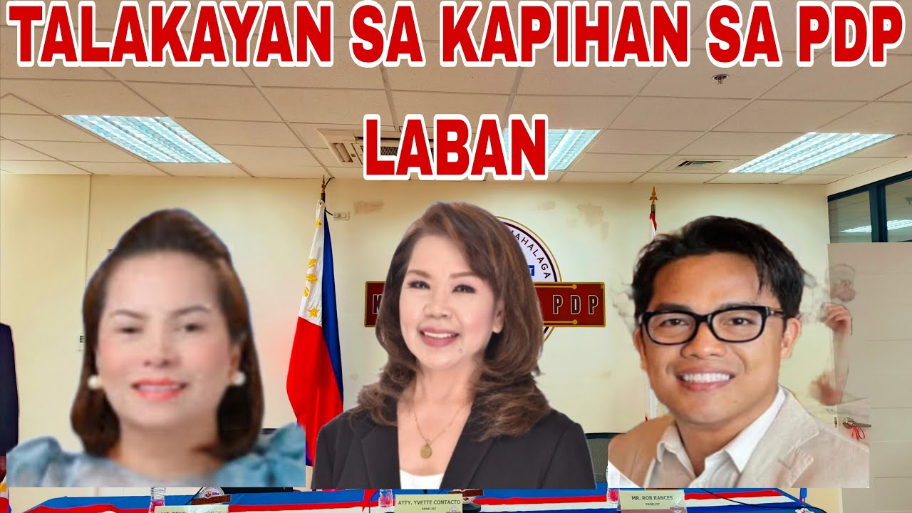 LIVE! TALAKAYAN SA KAPIHAN SA PDP LABAN AND GUEST.