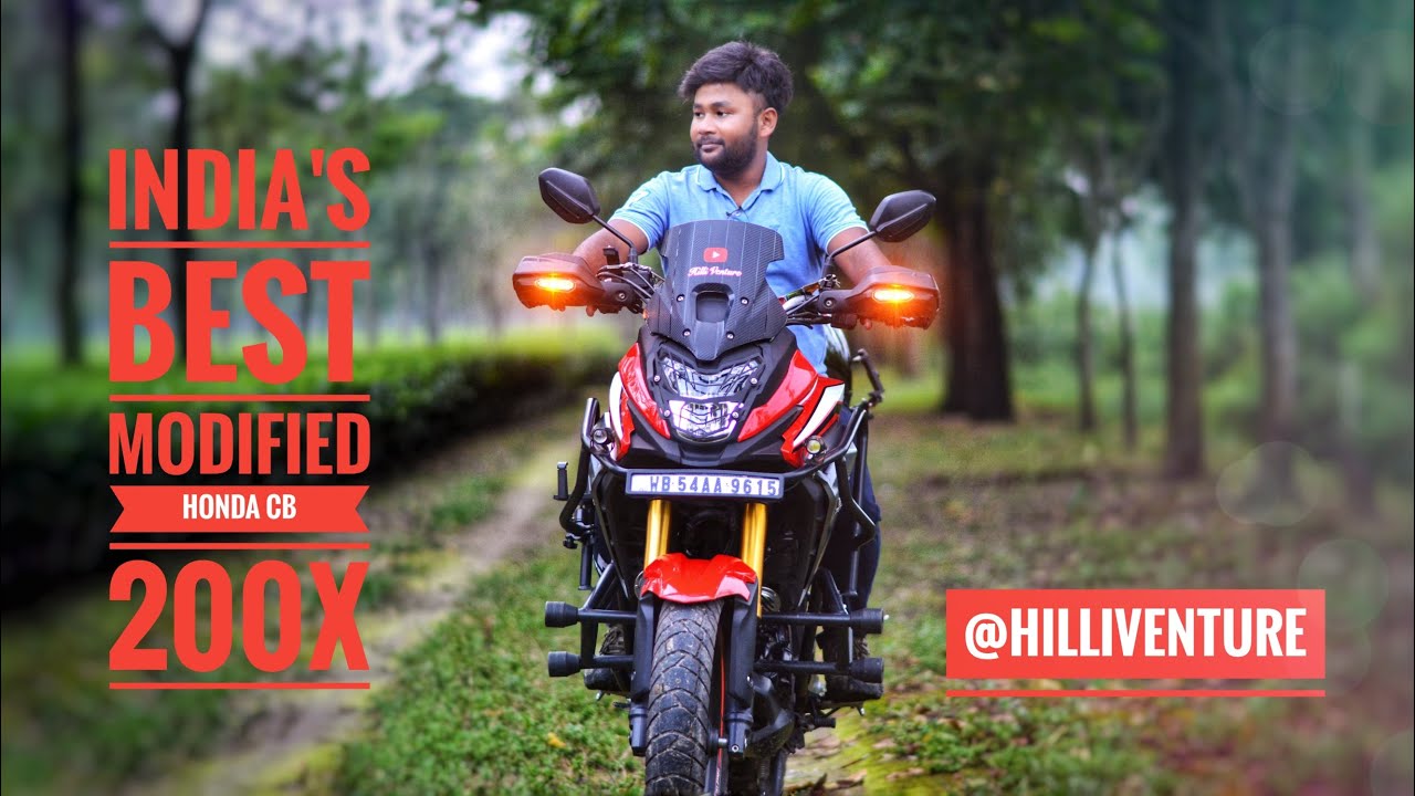 Laila India's Most Modified Honda Cb 200x || Modified In Low Budget || Bike Accessories with link